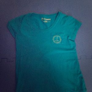 Hanes m/m/m blue t-shirt  with jams with pocket